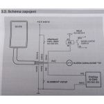 Schema zapojen jednotky Positrex GC 075 