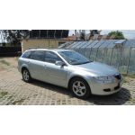 Mazda 6, CB antna Sirio Turbo 2000 v otvoru na msto antny od rdia. Antna rdia posunuta dozadu.