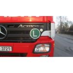 Mercedes Actros, LED světla pro denní svícení, krytka kolem LED světel
