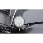 Man TGX, montáž vzduchových klaksonů, LED pracovních světel a LED obrysových světel a spodní rampy 